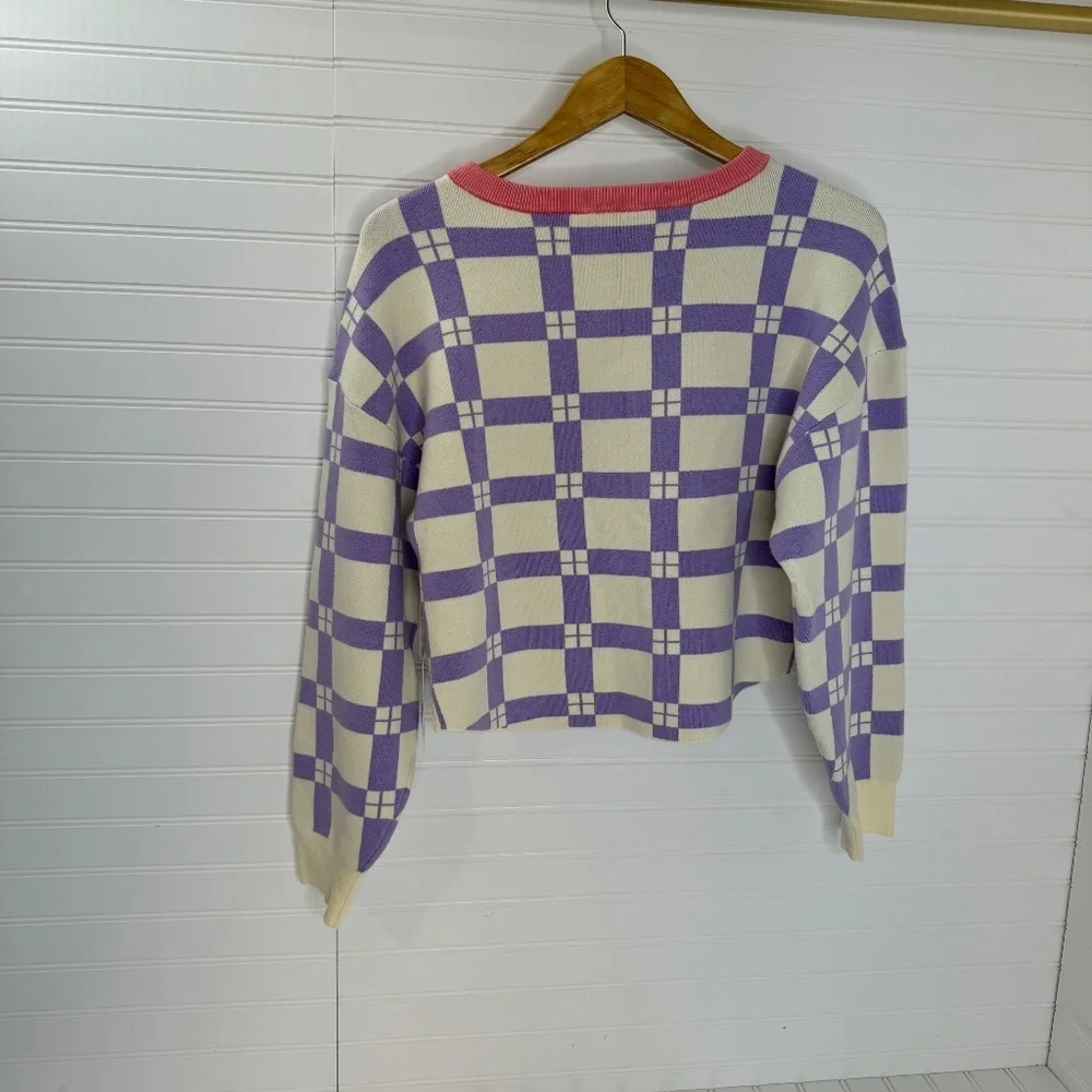 NEW Daily Practice Medium Cropped Sweatshirt Anthropologie - Picture 6 of 9